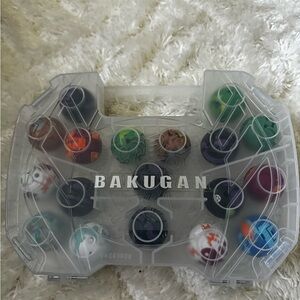 Bakugan Carry Case + 26 assorted Bakugan Battle Brawlers